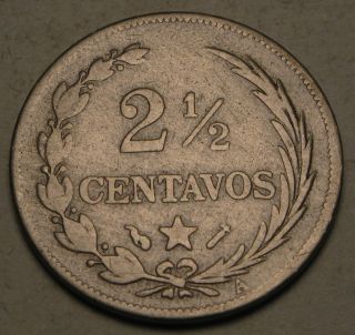 Dominican Republic 2 - 1/2 Centavos 1888 A - Copper/nickel 866 photo