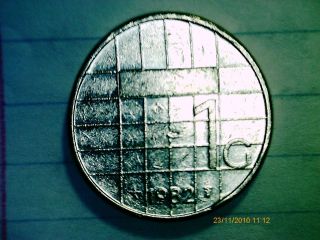 1,  1982 Beatrix Roninginder Nedarlanders 1g Coin - Netherlands - photo