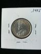 1935 South Africa Shilling Silver Coin Uncirculated Africa photo 5
