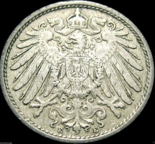 Germany - The German Empire - German 1900e 10 Pfennig Coin - Great Coin photo