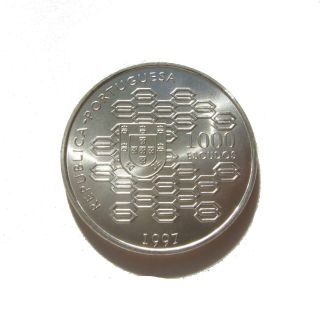 Silver Coin 1000 Escudos Portugal 