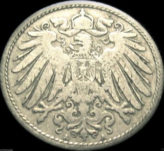♡ Germany - German Empire - German 1901a 10 Pfennig Coin - Great Coin photo