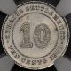 1900 Ngc Ms62 Straits Settlements 10 Cents Asia photo 1