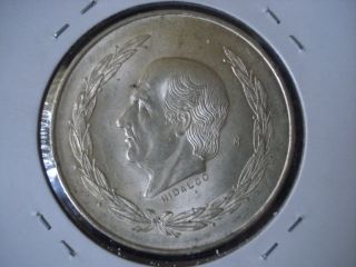 Mexico 5 Silver Pesos,  1953,  Bu photo