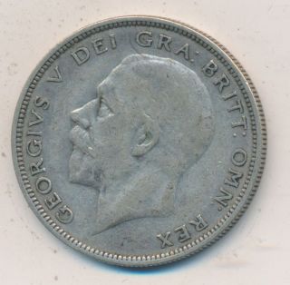 1931 Great Britain Silver Half Crown Circulated British Coin photo