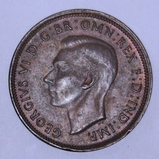 Australian 1946 Half Penny Coin photo