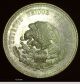1948 Mexico 5 Peso Bu 90 Silver.  8680 Troy Oz Asw Coin Mexico photo 1