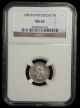Switzerland 1882 5 Rappen Ngc Ms - 65 Sharp Bright Lustrous Only 2 Graded Higher Europe photo 2