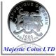 2015 Benin Elephant Protection De La Nature.  999 Silver Majestic Coin Africa photo 1