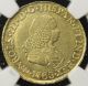 Spanish Colonial Colombia 1763 Pn J Gold 2 Escudos Ngc Au - 55 Very Lustrous South America photo 1