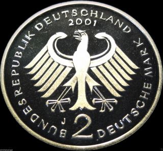 Germany - Brd - German 2001j 2 Mark Coin - Great Coin - Proof - Ludwig photo