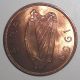 1968 Ireland 1 Penny,  Hen With Chicks,  Chicken,  Bird Animal Wildlife Coin Coins: World photo 1