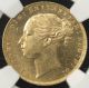 Great Britain 1872 Gold Sovereign Ngc Ms - 64 Saint George Only 3 Graded Higher UK (Great Britain) photo 1