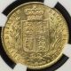 Great Britain 1859 Gold Sovereign Ngc Au - 58 Large Date Sharp And Lustrous UK (Great Britain) photo 2