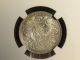 1924 B India Silver 1/2 Half Rupee Ngc Ms 64 India photo 2