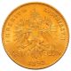 1892 Austria 10 - Franc (4 - Florin) Gold Coin Au - Coins: World photo 1