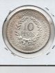 Uruguay 1961 Silver 10 Pesos South America photo 1