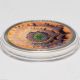 2014 - Moldavite Impact - Silver Meteorite Color Curved Coin $5 Cook Islands Australia & Oceania photo 2