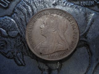 Great Britain Florin,  Two Shillings,  1900 photo