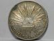 1897 Mexico Guanajuato 8 Reales,  Go R.  S.  Km 377.  8 Circulated Coin Mexico photo 2