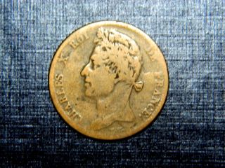 French Colonies,  5 Centimes,  1828.  C11. photo