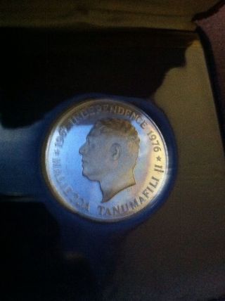 One Tala Proof Samoa Sterling Silver Commemorative Coin photo