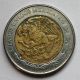 L45 Mexico 1 Peso,  1992 1997 Or 1998 Bi - Metallic For 1 Coin Only Mexico photo 3