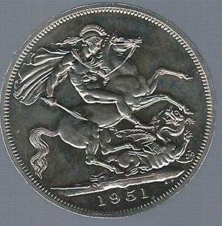 1951 Great Britain Festival Of Britain Prooflike Crown photo