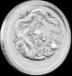 2012 1 Oz Coin Silver Perth Year Of The Dragon Coin At The Australia photo 1