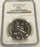Russia 1993 Bolshoi Ballet Silver 3 Rouble Ruble Graded By Ngc Ms66 Russia photo 4