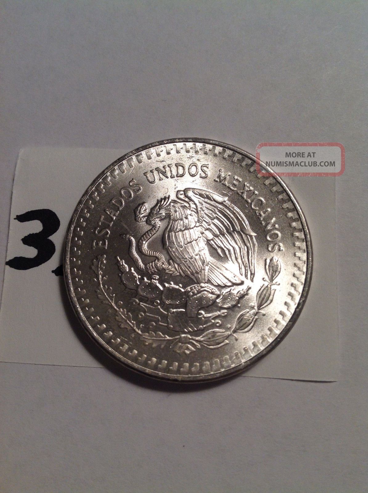 1983 Mexican Libertad. 999 Fine One Silver Bullion Coin