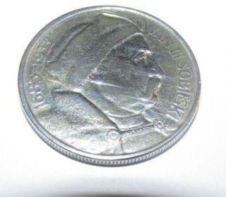 1933 Poland 10 Zlotych Silver Coin 22 Grams Rare Coin King John Lll Sobieski photo