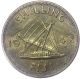 Fiji 1 Shilling,  1942 Silver Coin Au Toned Lustrous Australia & Oceania photo 1