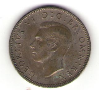 Great Britain 1948 Silver Shilling George Vi photo