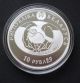 Belarus 10 Roubles 2012 Proof Silver Coin Swallow Bird Europe photo 1