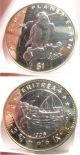 Eritrea 1 Dollar 1996,  Xf Coin W/ Lanner Falcon,  Preserve Planet Earth,  Km 37 Africa photo 1