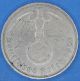 1939 A Germany Third Reich 2 Reichsmark Marks Silver Coin Germany photo 1