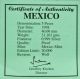 Mexico 1998 5 Pesos,  Mexican Gray Wolf,  99.  9 Silver Coin,  Proof,  Certificate, Mexico photo 4
