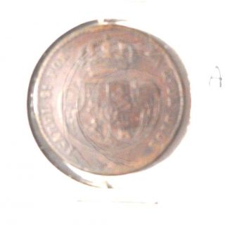 Spain Coin K601 1/5 Real 1853 Axf Very Rare photo