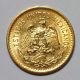 1907 Mexico 5 Peso Gold 1c Start Coins: World photo 1
