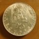 Czechoslovakia 25 Korun 1969 Choice Uncirculated Silver Coin - Purkyne Europe photo 1