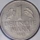 Rare 1983 - G German 1 Mark Full Details,  Low Quality Coin Germany photo 1
