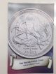2014 Silver Coin 1 Troy Ounce Oz Angel Isle Of Man Saint Michael.  999 Bu UK (Great Britain) photo 2