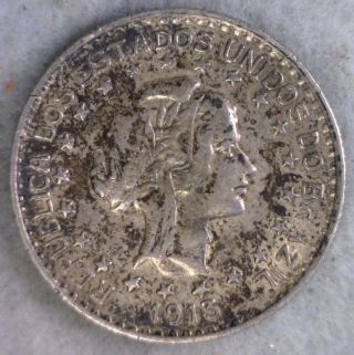 Brazil 1000 Reis 1913 Copper Coin (stock 0341) photo
