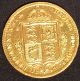 1892 Gold Great Britain Queen Victoria Shield Half 1/2 Sovereign Coins: World photo 2