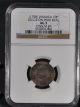 (1758) Ngc Ag3 Jamaica 10 Pence Gr Countermarked On 1756 Peru Real Rare North & Central America photo 2