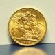 1912 Gold Coin Sovereign Great Britain King St.  George V Slaying Dragon 1/4 Oz Coins: World photo 1