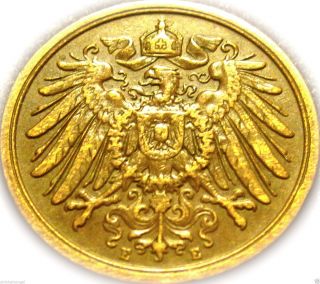 Germany - German Empire - German 1912e 2 Pfennig Coin - Rare Coin Type photo
