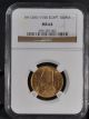 1930 Ah1349 Ngc Ms64 Egypt Gold 100 Piastres King Fuad Pop 10/0 Africa photo 2