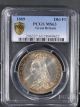 1889 Pcgs Ms63 Great Britain Victoria Double Florin Brilliant Colorful Toning UK (Great Britain) photo 2
